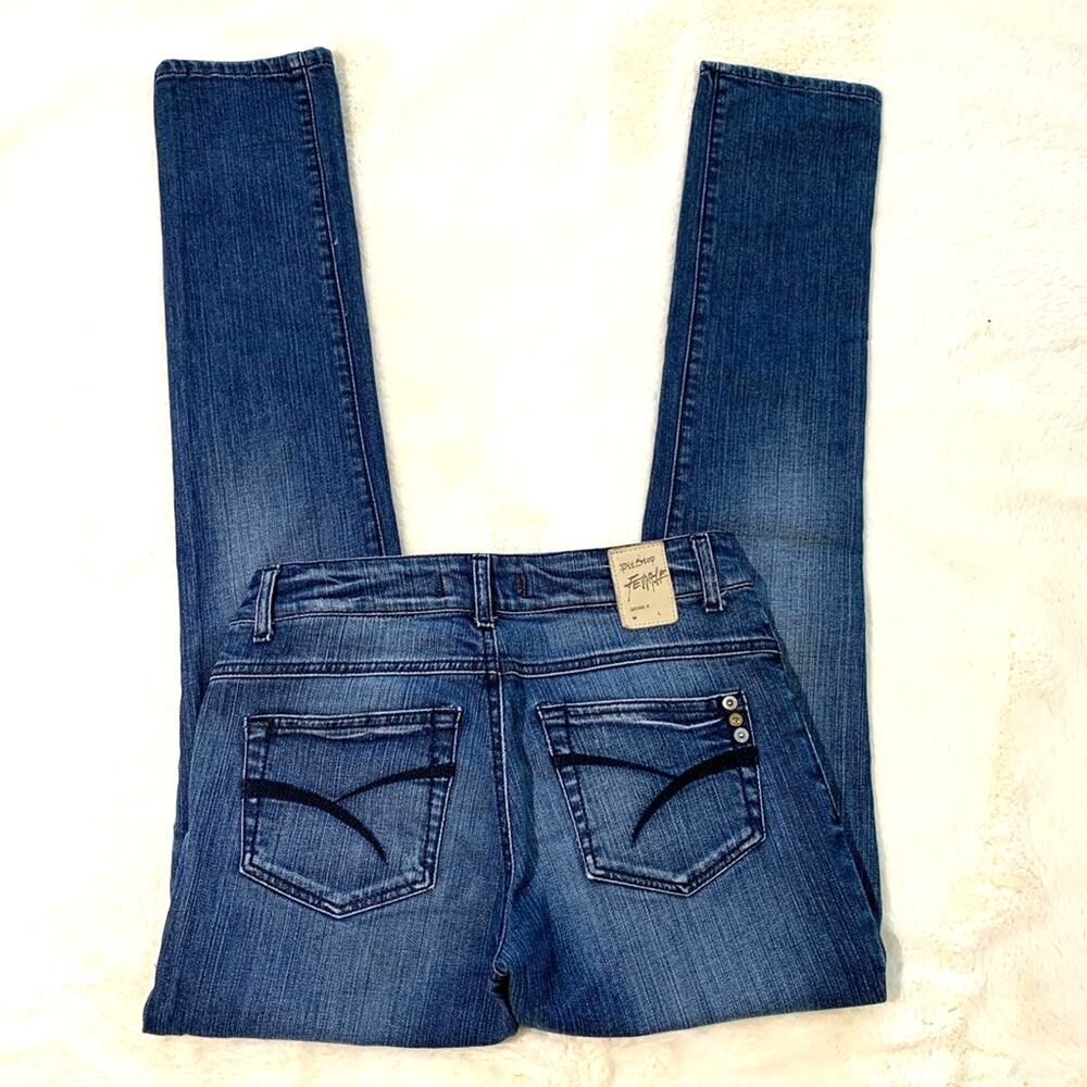Pit Stop Jeans Distressed light Wash Skinny Jean Size 28 - Picture 4 of 12